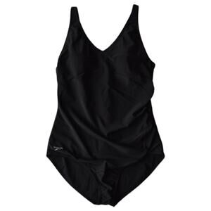 Speedo Black One Piece Padded Swimsuit Plus Size 18